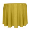 thumbnail image 1 of Ultimate Textile (10 Pack) Reversible Shantung Satin - Majestic 114-Inch Round Tablecloth - for Weddings, Home Parties and Special Event use, Gold, 1 of 4