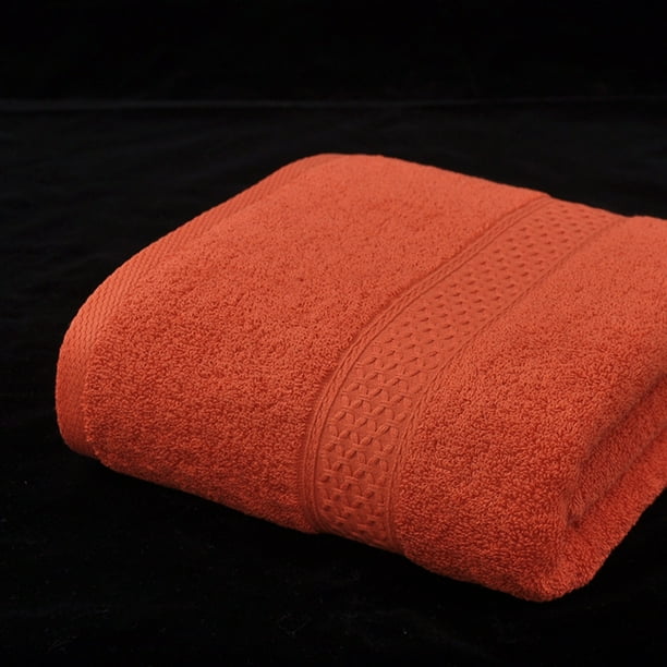 Toalla de baño de algodón liso, toalla de baño de algodón absorbente suave para el hogar, toalla de baño de carretera lisa, 11 colores