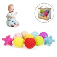 thumbnail image 1 of Muyoka Baby Sensory Ball BPA Free Baby Texture Ball, 10PCS Bola de masaje Efecto de sonido Juguete de goma para beb茅s de 6 meses en adelante, Di谩metro 6.5cm (10pcs), 1 of 6