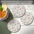 thumbnail image 4 of Thirstystone Pretty Coquette 4-Pack Round Stone Coasters, 4 of 7