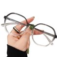 thumbnail image 1 of Mialoley Women Anti-Blue Glasses, Polygonal Transparent Frame Glasses, 1 of 7