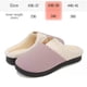 thumbnail image 2 of Zapatillas de casa peludas para mujer, pantuflas de espuma viscoelástica, zapatos de dormitorio de felpa cálidos para interiores y exteriores con forro de piel sintética, 2 of 5