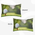 thumbnail image 2 of Fotbe golf ball perched on a tee Pattern Pillow Cases - Envelope Closure - Luxury, Extra Soft, Cooling Pillow Covers - Wrinkle, Fade, Stain Resistant-16"x24", 2 of 6