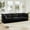Black, variant on Gewnee Slipcovered Modern 3 Seater Deep Seat Sofa Couch with Suppleness Armrests, Chenille Fleece Sofa with Soft Comfy Couch for Living Room