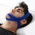 thumbnail image 3 of Pebbuoy Anti Snoring Chin Strap Adjustable Anti-snoring Solution Chin Support One Size Quiet Sleep Aid Correction Belt for Family Men Women Snoring Mouth Breather, 3 of 7