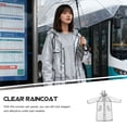 thumbnail image 3 of unbranded Chaqueta Impermeable Con Capucha Transparente Para Estudiantes Y Portátil, 3 of 7