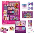 thumbnail image 2 of Maquillaje para Niñas de Princesas , Set de Maquillaje Infantil Lavable con Bálsamos, Brillos, Paleta con Brocha, Clips, Espejo y Bolsa de PVC, Regalo Seguro y Adorable, 2 of 8