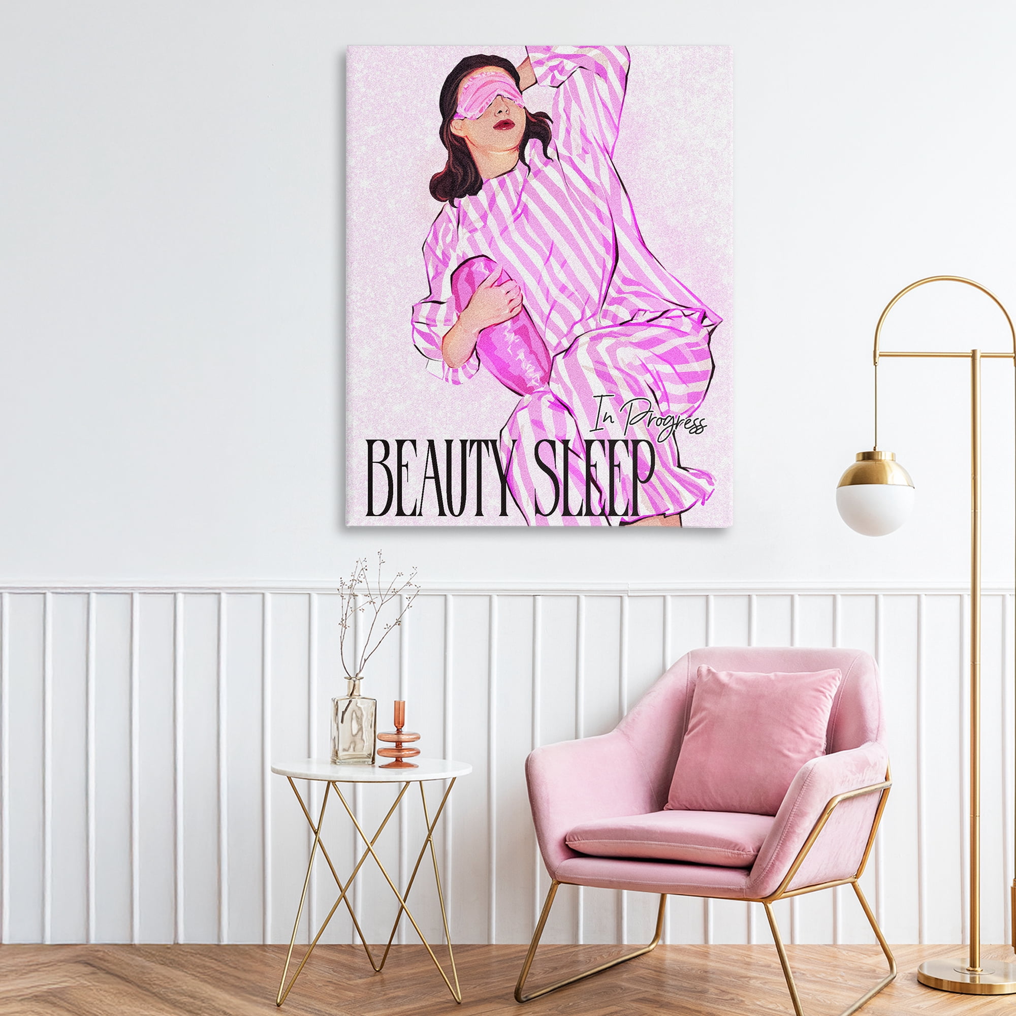 Stupell Industries Beauty Sleep In Progress Canvas Wall Art, design by Ziwei Li