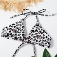 thumbnail image 6 of QLEICOM Womens Swimsuits Tummy Control Plus Size Swimsuit Coverup Fashion Classic Leopard Print Split Bikini Swimsuit Thin Strap Swimsuit Multicolor S, 6 of 7