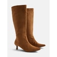 thumbnail image 2 of No Boundaries Women’s Kitten Heel Tall Boots, 2 of 6