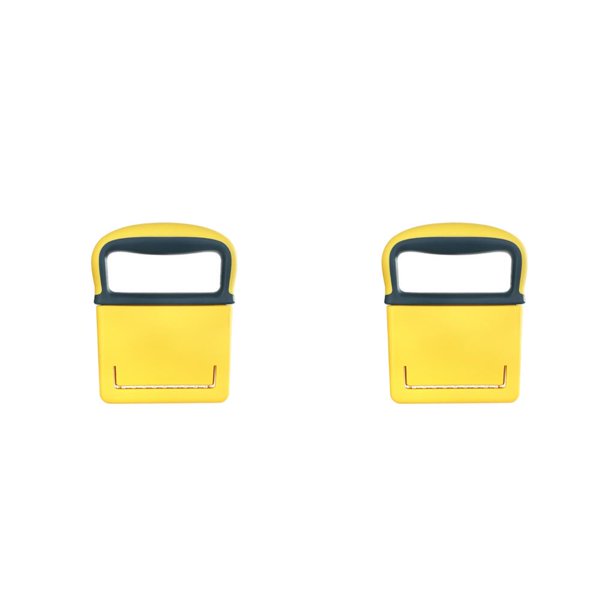 Yuarrent Cortador de papas Máquina para hacer frituras onduladas Chopper Picado Rebanar Restaurante Amarillo Amarillo 2piezas