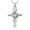 Silver-Purple Stone, variant on Cross Urn Necklace for Ashes Cremation Jewelry Stainless Steel Birthstone Pendant Memorial Keepsake for Pets Human Ash Holder