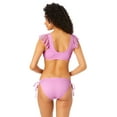 thumbnail image 2 of Celebrity Pink Junior's Lavender Lace Swim Bottom, Sizes S-XXL, 2 of 6