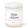 thumbnail image 1 of Kim and Pom Hello Autumn Candle, Made in Canada, Fall Candles, Soy Wax Candle, 1 of 6
