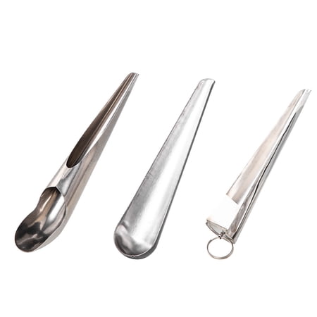 3pcs/set Feeding Spoon Bird Feeder Spoon Stainless Steel Feeding Spoon For Birdcage Bird Feeding Scoop Bird Spoon
