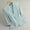 Green, variant on Women's Loose Lapel Button Suit Coat Long Sleeve Top Stylish Classic Jacket Sky Blue XXL