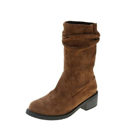 

Women Cowboy Boots Wide Calf Low Heel Blue Boots Thigh High Boots Thick Thighs Woman Boots Booties With Heel Duck