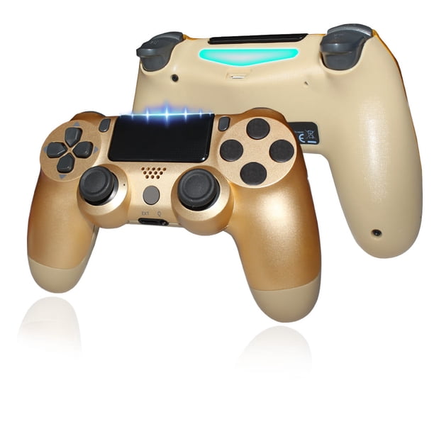 Control inalámbrico recargable Store Line compatible con PS4 Dorado