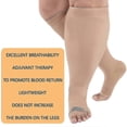thumbnail image 3 of Wide Fit Compression Socks - Medical Grade Support for Men & Women, 3 of 5