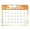 Sunset Leaves, variant on MGEZCOO 2026 Wall Calendar Jan–Dec, Monthly Hanging Planner with Large Blocks & Notes Section