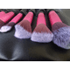 thumbnail image 3 of 15 Brochas de Maquillaje Profesional Malubero Negro con Rosa, 3 of 3