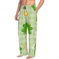 thumbnail image 3 of Kdxio St Patrick's Day11 Print Men's Sleep Pajama Pant Lounge Pants with Pockets, 3 of 8