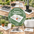 Simple Coungee Simple White Large Stone Drying Mat For Kitchen Counter, 24