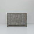 thumbnail image 4 of Jacques 48 in. W x 22 in. D Distressed Grey Bath Vanity and Cultured Marble Top, 4 of 8