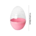 thumbnail image 2 of Easter Plastic Open Top Egg for Egg Hunts & Party Decorations, Gift Basket Filler, Reusable Spring Holiday Egg, Surprising Toy Space, 2 of 5