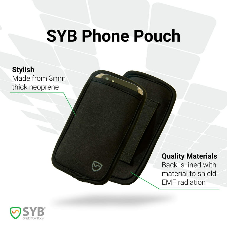 SYB Phone Pouch EMF Radiation Protection Sleeve Regular, Purple