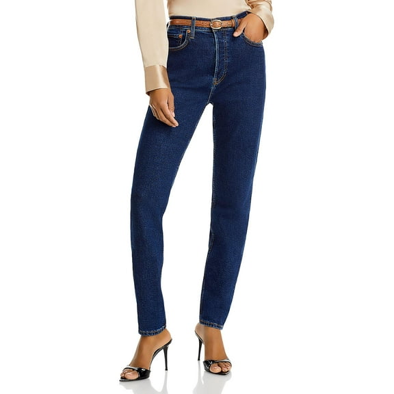 RE/DONE Womens High Rise 5-Pocket Skinny Jeans