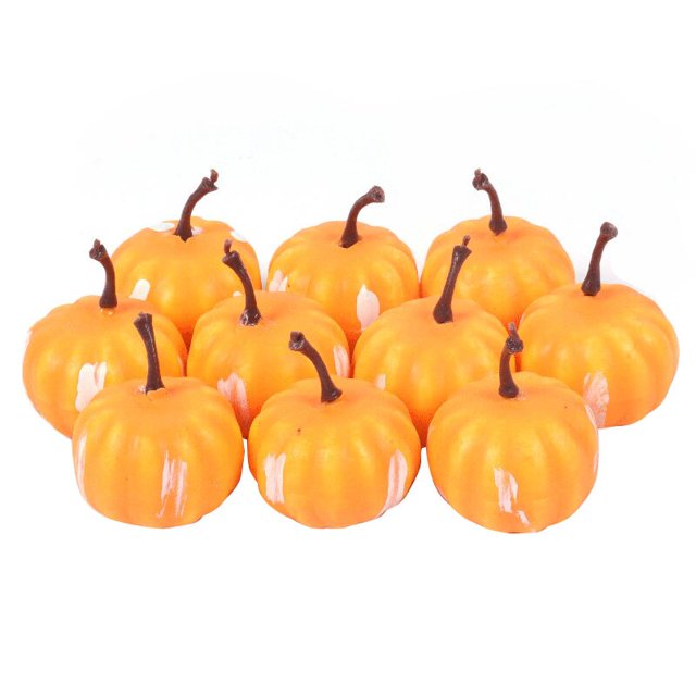 Mini simulación de calabaza Artificial, decoración de feliz Halloween, corona de otoño, decoración de boda, Acción de Gracias