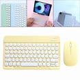 thumbnail image 3 of Ratón inalámbrico con Bluetooth de 10 pulgadas para para  amarillo perfke Teclado Bluetooth, 3 of 9