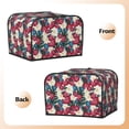 thumbnail image 3 of Pofeuu Beautiful Flower Print Toaster Cover 4 Slice, Bread Dust Cover & Fingerprint Protection, Kitchen Small Appliance Covers(Toaster Cover), 3 of 7