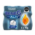 thumbnail image 1 of Yoghurt bebible Bene G con Aliv sabor natural 6 pzas de 90 g c/u, 1 of 4