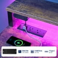 thumbnail image 6 of Greenstell Corner Office Gaming Desk 44.5 Inches L-Shaped Computer Desk with Charging Hub & Ergonomic Stand for Small Spaces,Rustic Brown, 6 of 6