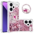 thumbnail image 1 of Funda para Xiaomi Redmi Note 13 Pro Plus 5G con Brillo Líquido Flotante, Purpurina, Parachoques y Anillo Giratorio Soporte, 1 of 5