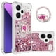 thumbnail image 1 of Funda para Xiaomi Redmi Note 13 Pro Plus 5G con Brillo Líquido Flotante, Purpurina, Parachoques y Anillo Giratorio Soporte, 1 of 5