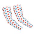thumbnail image 2 of Rocae Red Blue Polka Dots for Sports Cooling Arm Compression Sleeves for Men Women Teenager,Breathable,Outdoor Essentials Sun Protection Arm Sleeves, 2 of 8