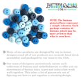 thumbnail image 4 of Buttons Galore Tiny Buttons-Blues, 4 of 4