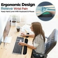 thumbnail image 4 of Enlarged Keyboard & Mouse Wrist Rest, Ergonomic Wrist Rests, Comfortable Memory Foam, 4 of 8