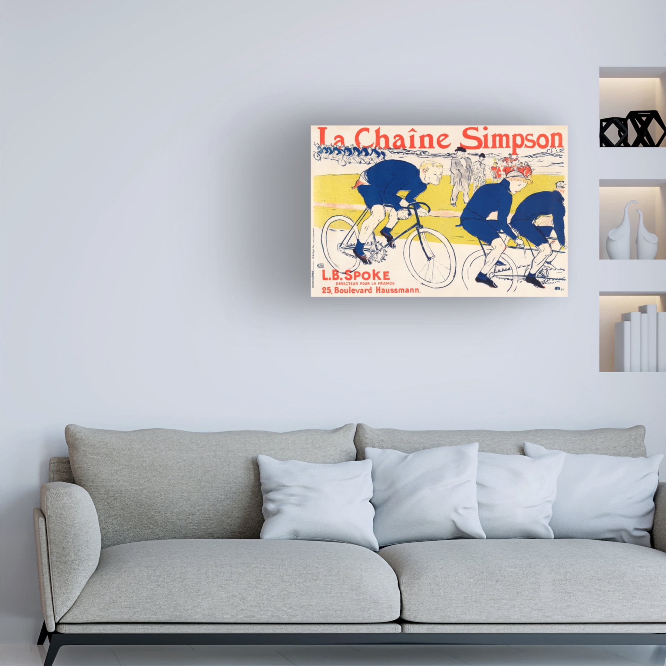 Trademark Fine Art Pictufy   The Simpson Chain 1896 Canvas Wall Art