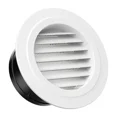 thumbnail image 2 of Adjustable Air Ventilation Cover Round Ducting Ceiling Wall Hole Abs Air Vent Grille Louver Kitchen Bath Air Outlet Fresh System, 2 of 7
