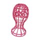 thumbnail image 4 of Soporte para pelucas con forma de corazón, portátil, estable y profesional para exhibición de sombreros y pelucas. Rosa, 4 of 9