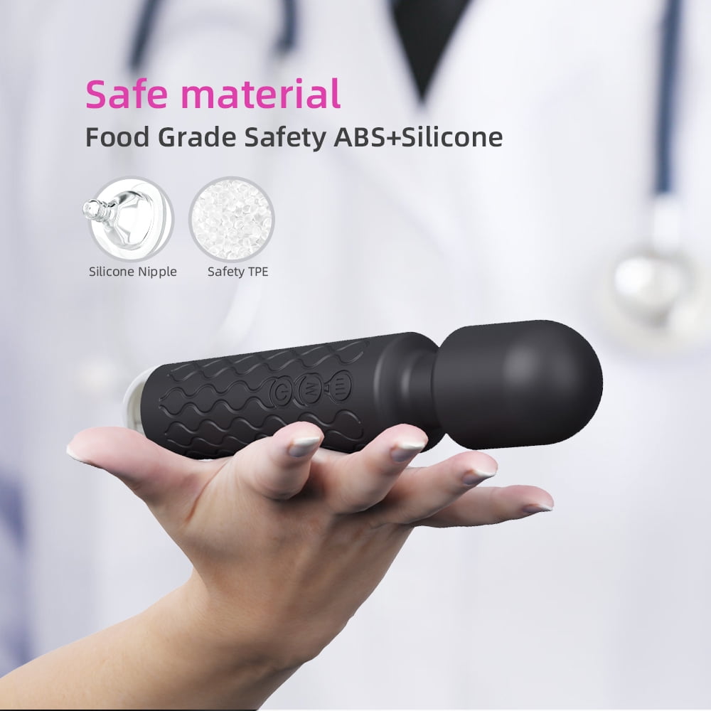 Birdsexy Vibrator Wand for Women Pleasure,8 Speeds & 20 Vibration Modes,G-Spot Clit Sex Toys,Quiet Small Dildo Personal Wand Massager,Adult Toys (Black)