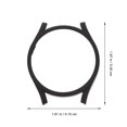 thumbnail image 2 of 3Pcs Boîtier de Montre Smartwatch Protection Boîtier de Montre Compatible pour Galaxy Watch4, 2 of 8