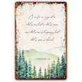 thumbnail image 1 of 2 Corinthians 4 18 Eternal Bible Verse Wall Decor Metal Tin Sign Scripture Wall Art, Scripture Poster Pictures for Bedroom Painting Decor for Bathroom Contemporary Artwork (8x12 in), 1 of 5
