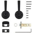 thumbnail image 2 of Kwikset 720Tdl Trafford Passage Door Lever Set - Black, 2 of 7