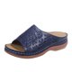 thumbnail image 2 of Sandalias bordadas de verano para mujer, calzado informal, zapatillas romanas informales Wmkox8yii  ytu3875, 2 of 8
