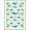 Blue Yellow, Pattern 17, variant on Design&I 8'x10' Washable Area Rug Turtle Nautical Coral Reef Starfish Border Underwater Crab Whale Flowing Dynamic for Living Room, Family Extra Large Skid-Resistant Low Profile